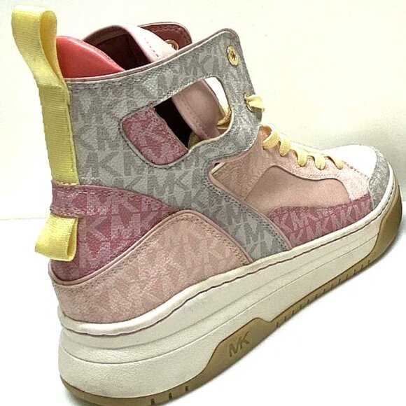 MICHAEL Michael Kors Matson Color-Block Logo High-Top Sneaker, size 10M - Picture 3 of 15